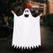 Childs Fade In Out Ghost Costume with Light Up Glasses, Perfect for Halloween.